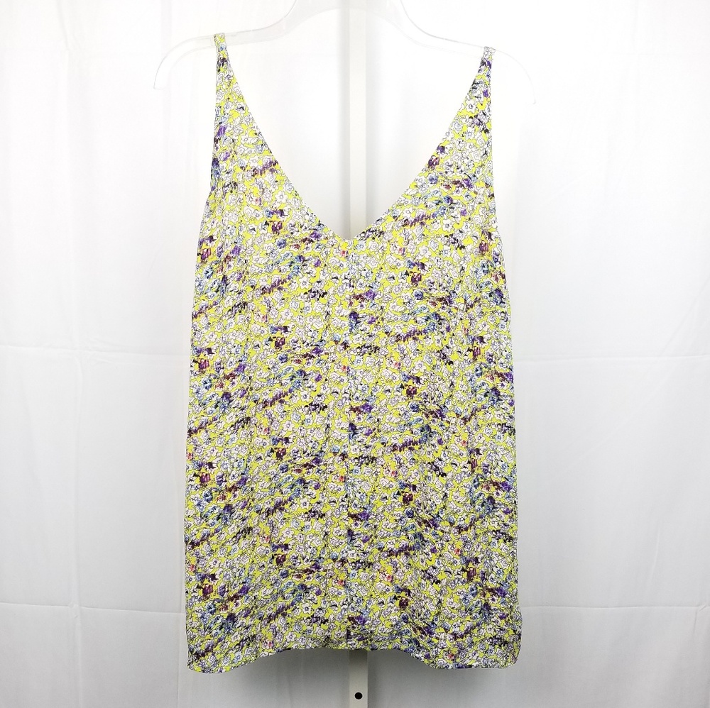 Cabi Sleeveless Floral Blouse